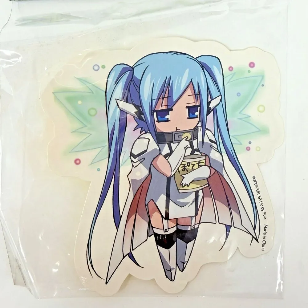 Heavens Lost Property Nymph 3 Inch Anime Peeker Bumper Sticker Car Window Decal